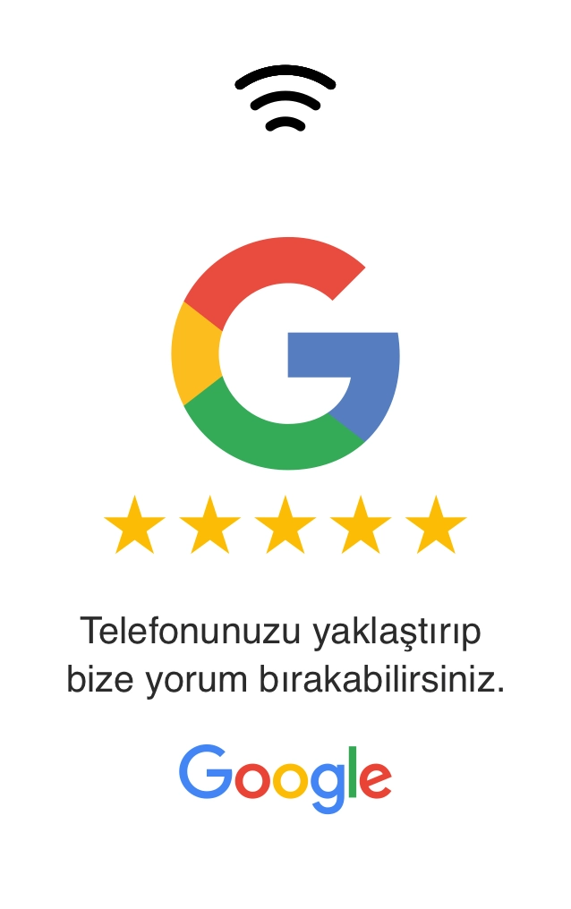 01 - Google Yorum Kartı Ön