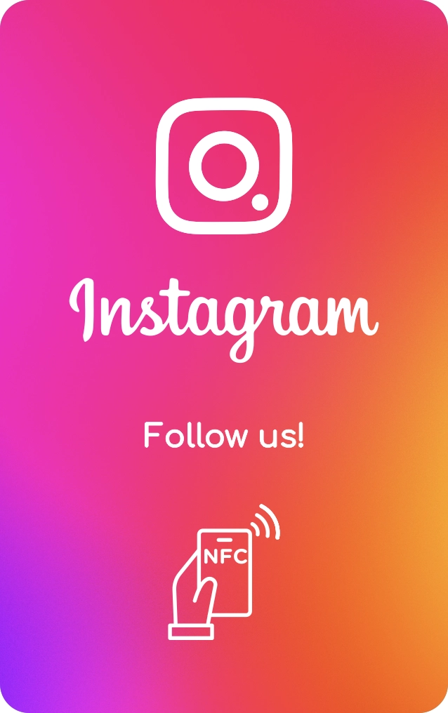 06 - Instagram Takip Kartı Arka